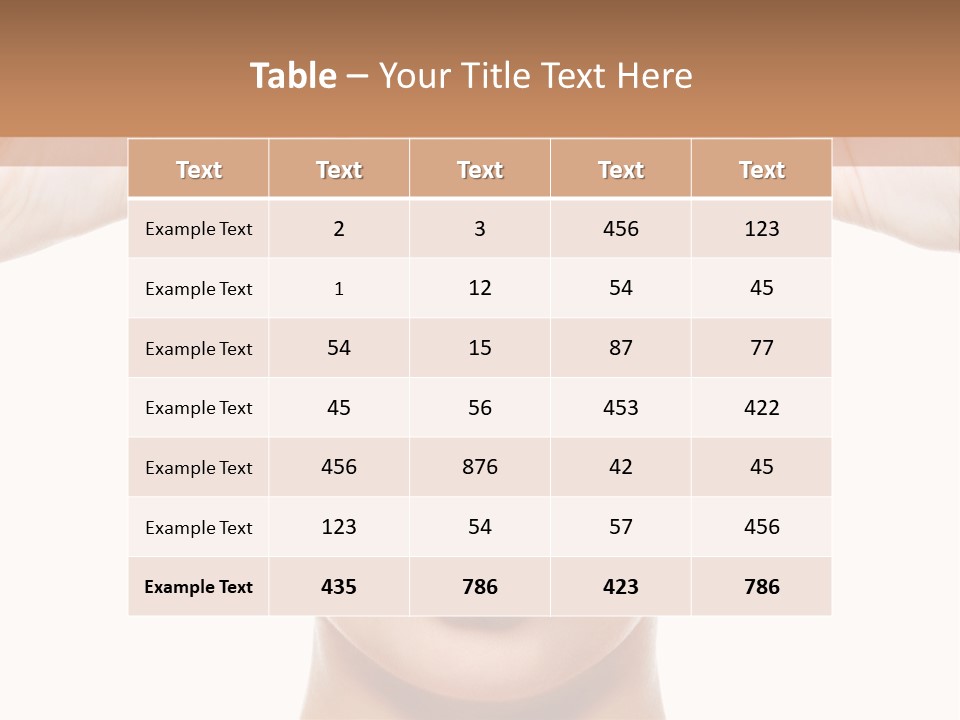 Adult Care Caucasian PowerPoint Template