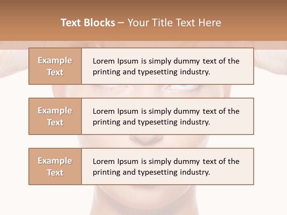 Adult Care Caucasian PowerPoint Template