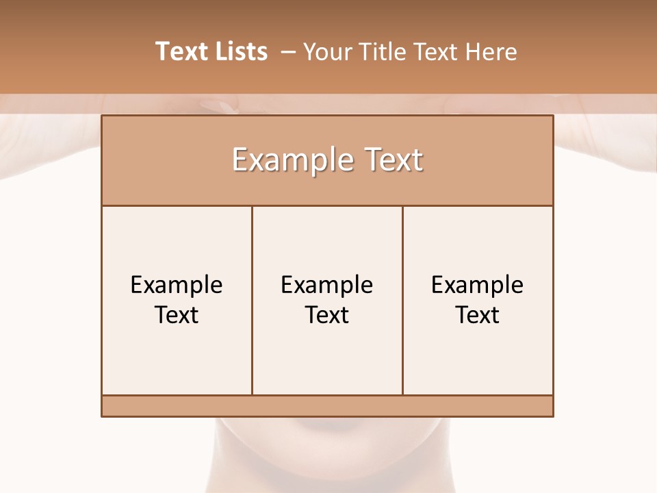 Adult Care Caucasian PowerPoint Template
