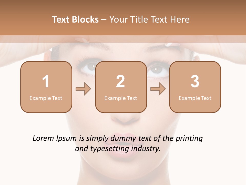 Adult Care Caucasian PowerPoint Template