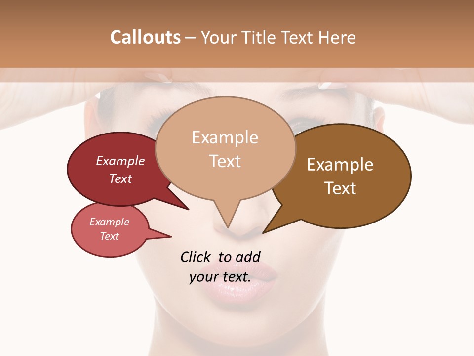 Adult Care Caucasian PowerPoint Template