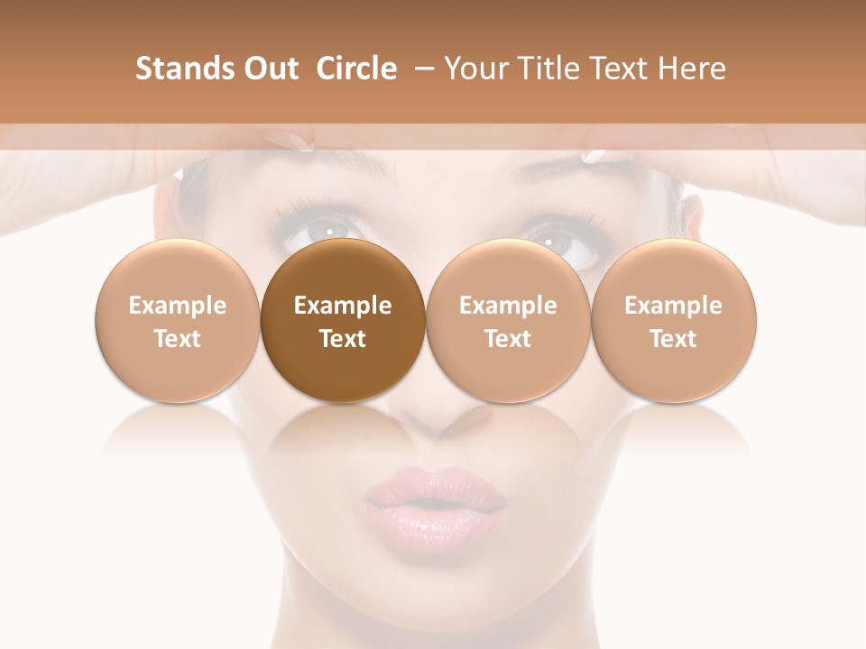 Adult Care Caucasian PowerPoint Template