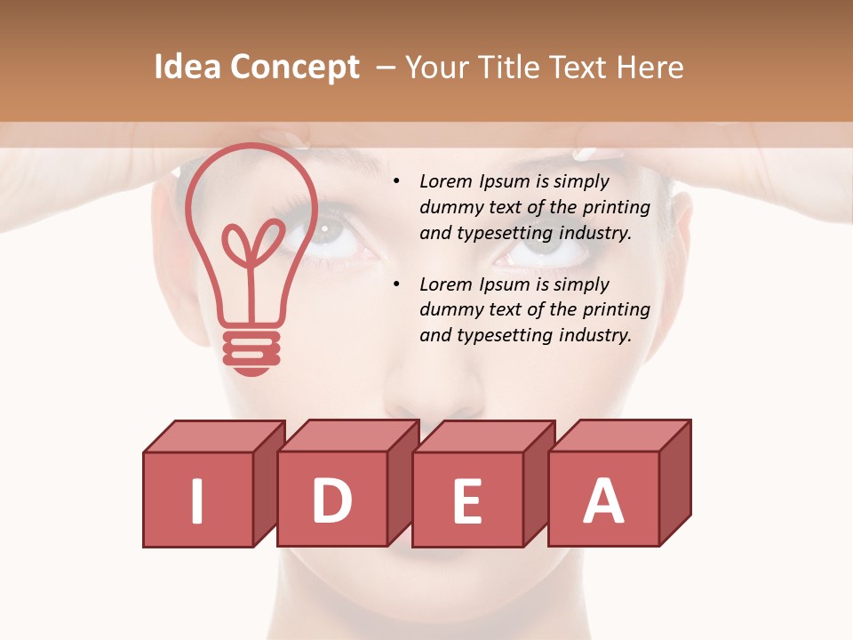 Adult Care Caucasian PowerPoint Template