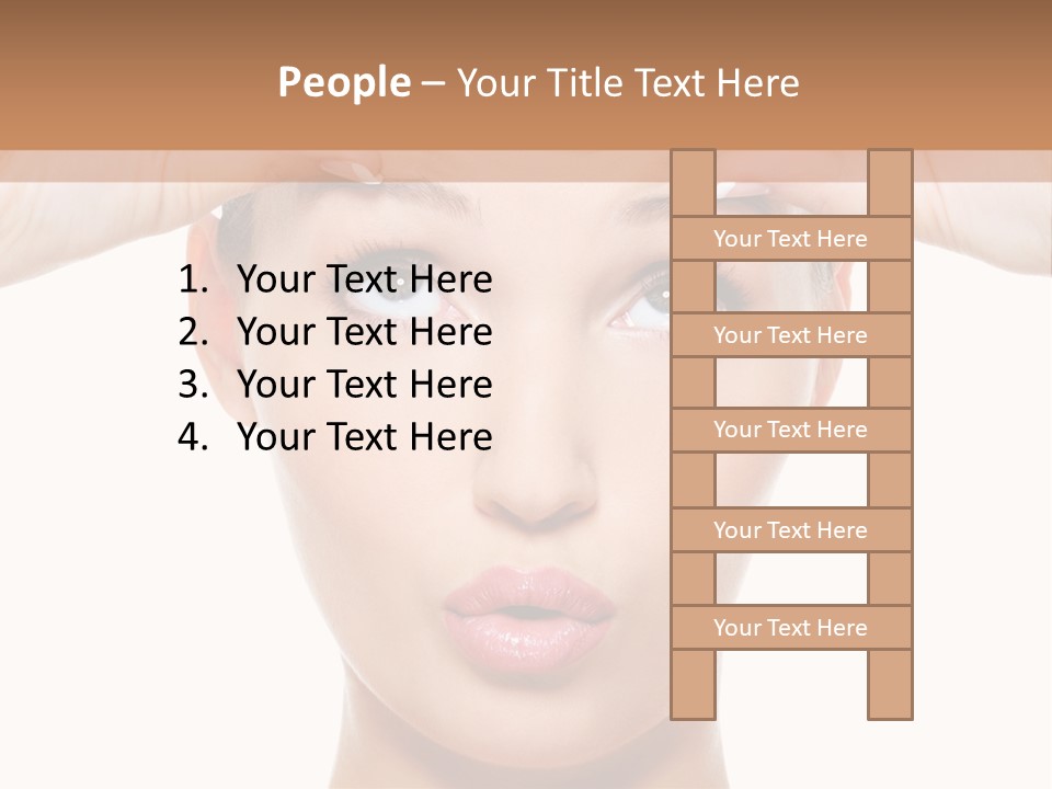 Adult Care Caucasian PowerPoint Template