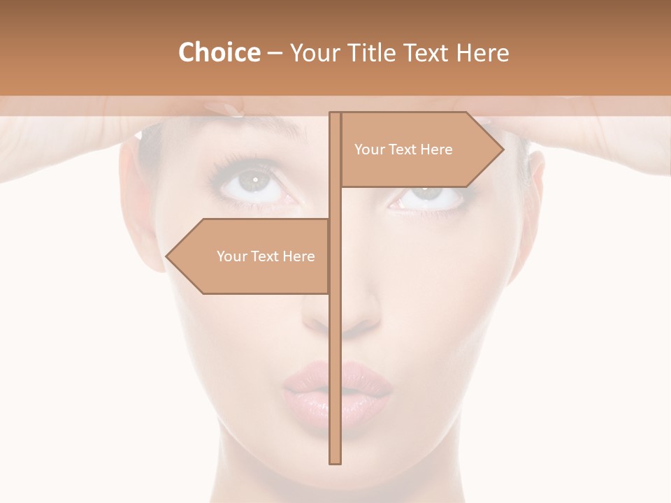 Adult Care Caucasian PowerPoint Template