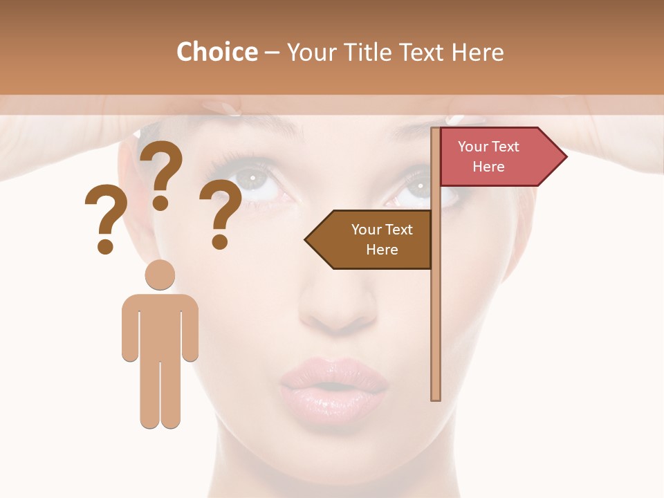 Adult Care Caucasian PowerPoint Template