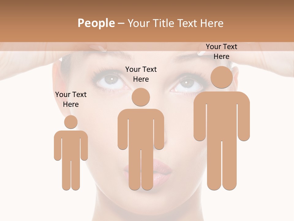 Adult Care Caucasian PowerPoint Template