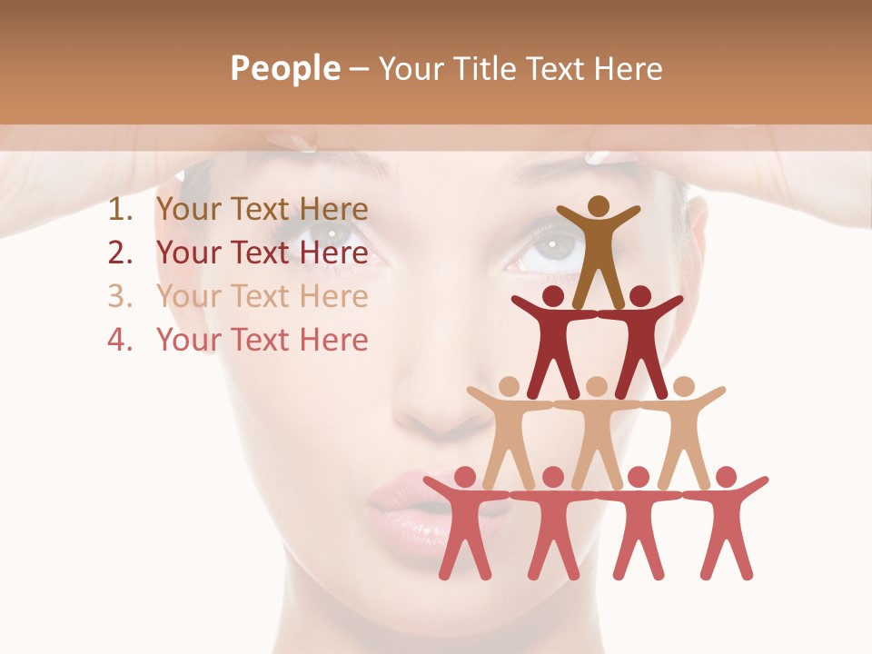 Adult Care Caucasian PowerPoint Template