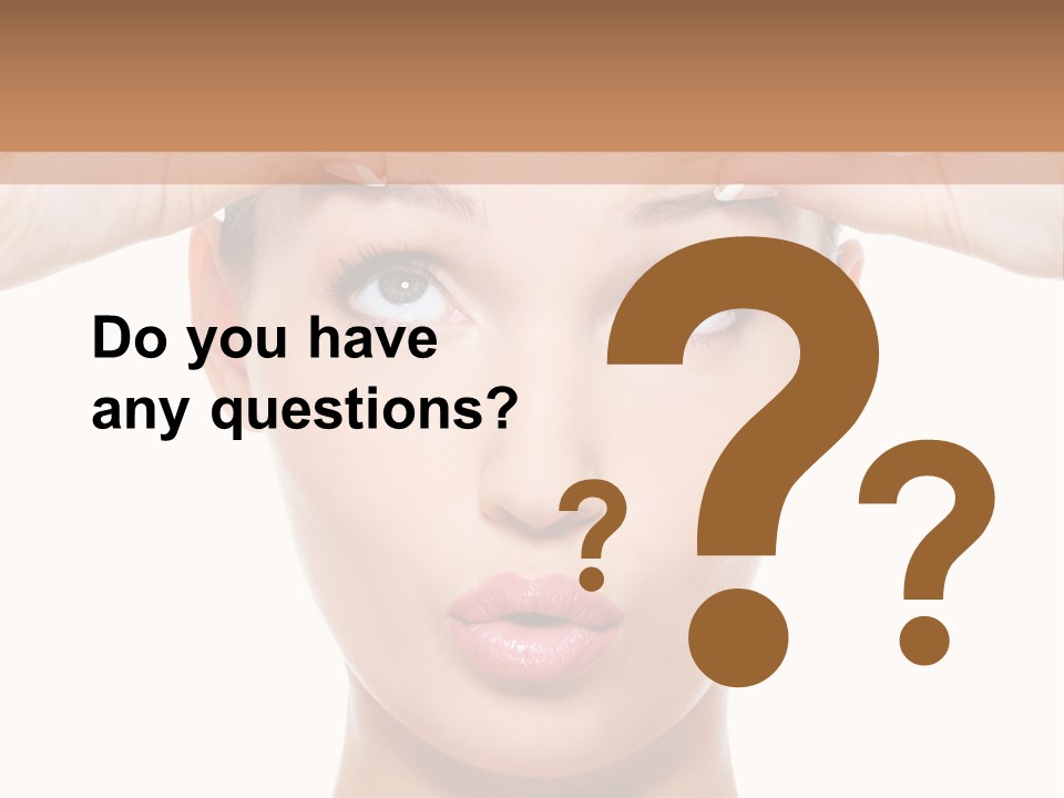 Adult Care Caucasian PowerPoint Template