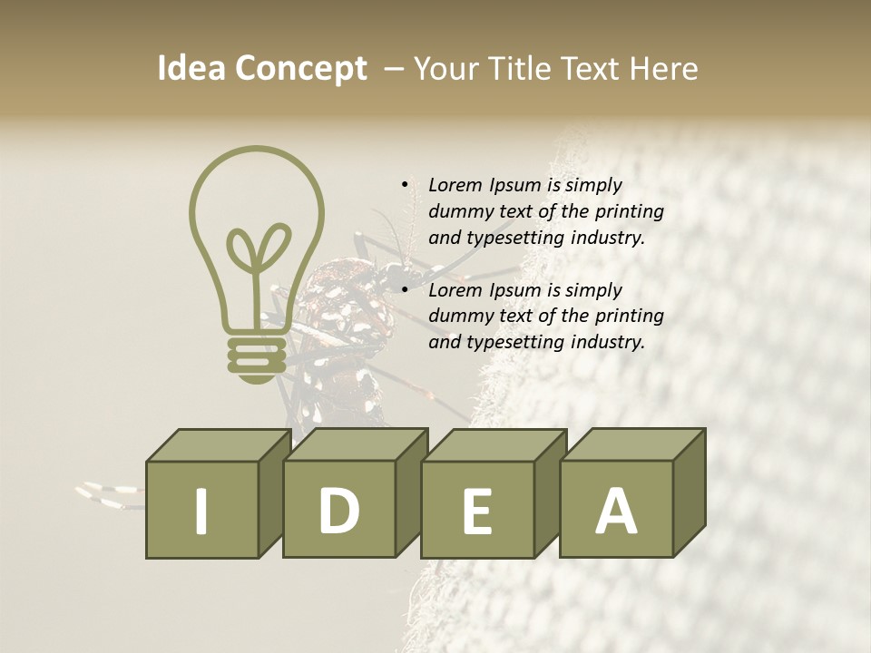 Albopictus Insect Biting PowerPoint Template