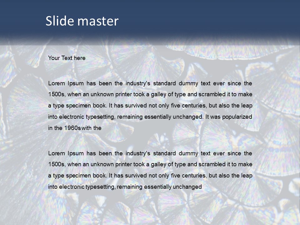 Structure Surrealistic Polarize PowerPoint Template