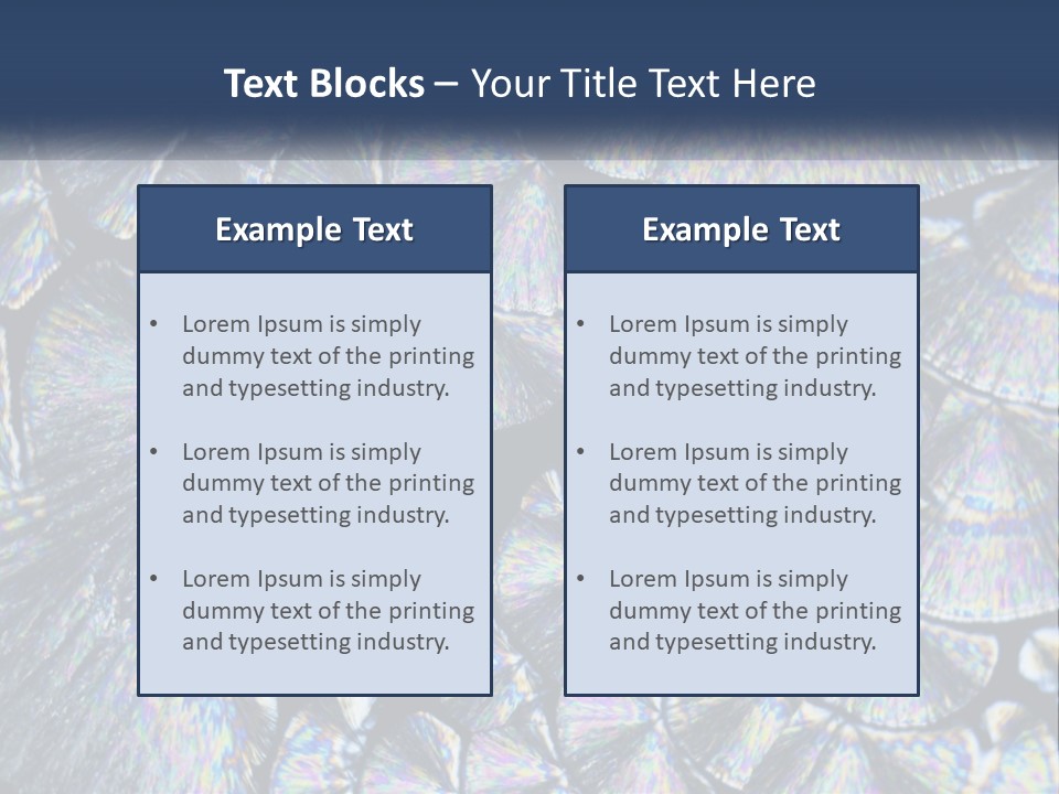 Structure Surrealistic Polarize PowerPoint Template