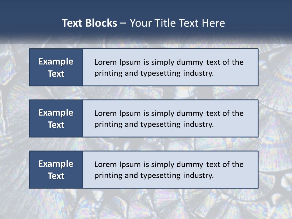 Structure Surrealistic Polarize PowerPoint Template