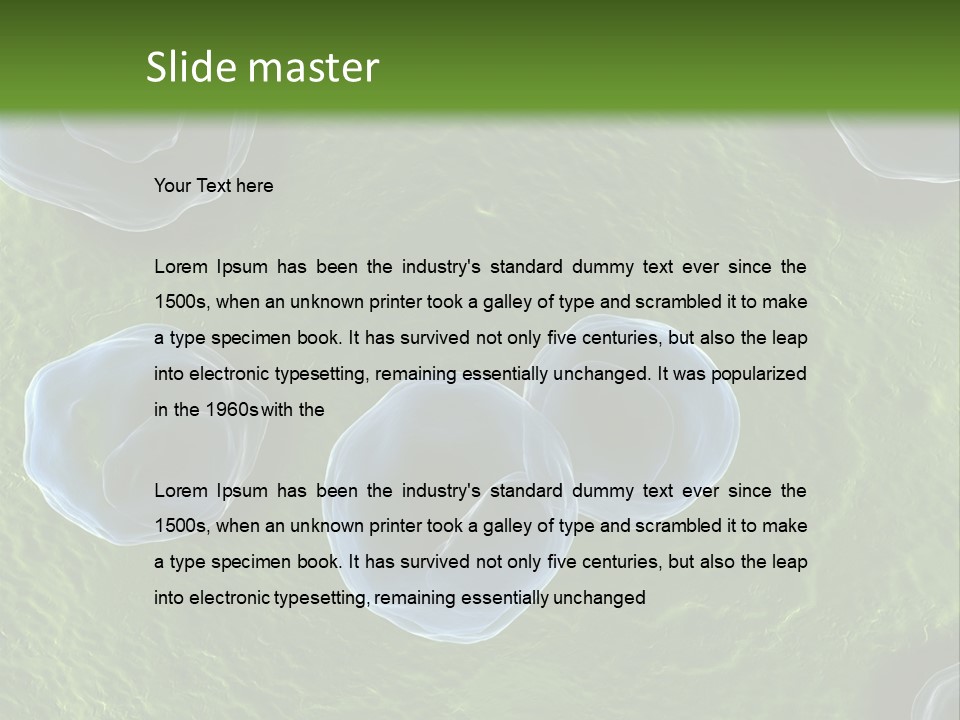 Chlamydiae Bacteria Biology PowerPoint Template