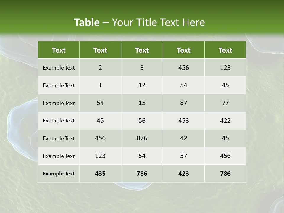 Chlamydiae Bacteria Biology PowerPoint Template