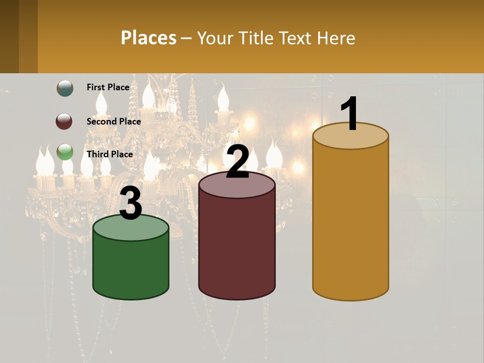 Luminaries Mirror Lamp PowerPoint Template