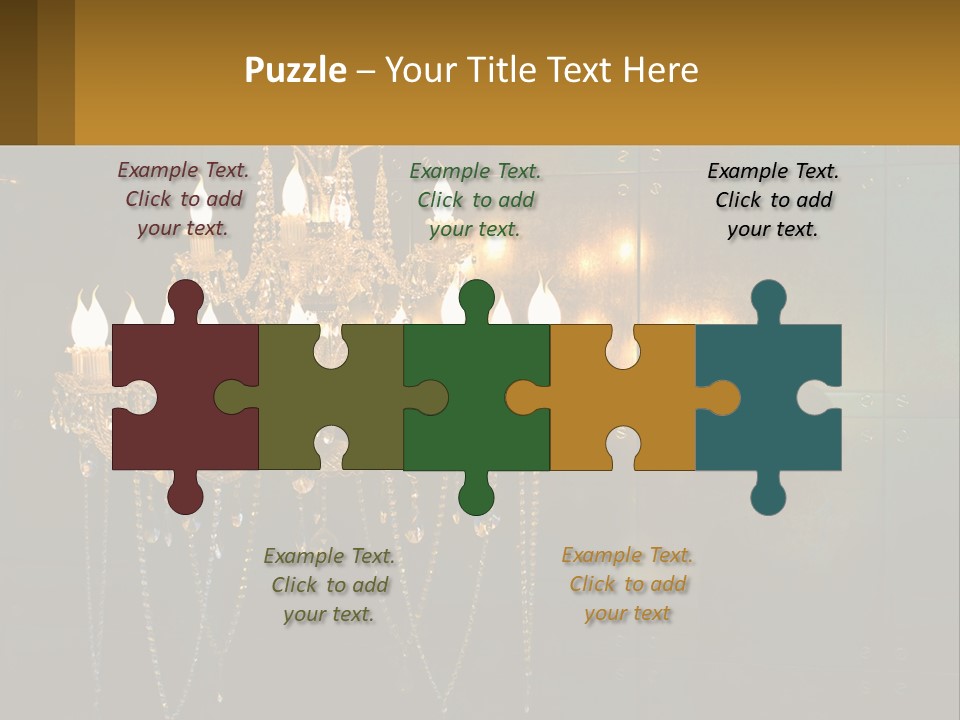Luminaries Mirror Lamp PowerPoint Template