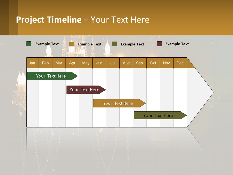 Luminaries Mirror Lamp PowerPoint Template