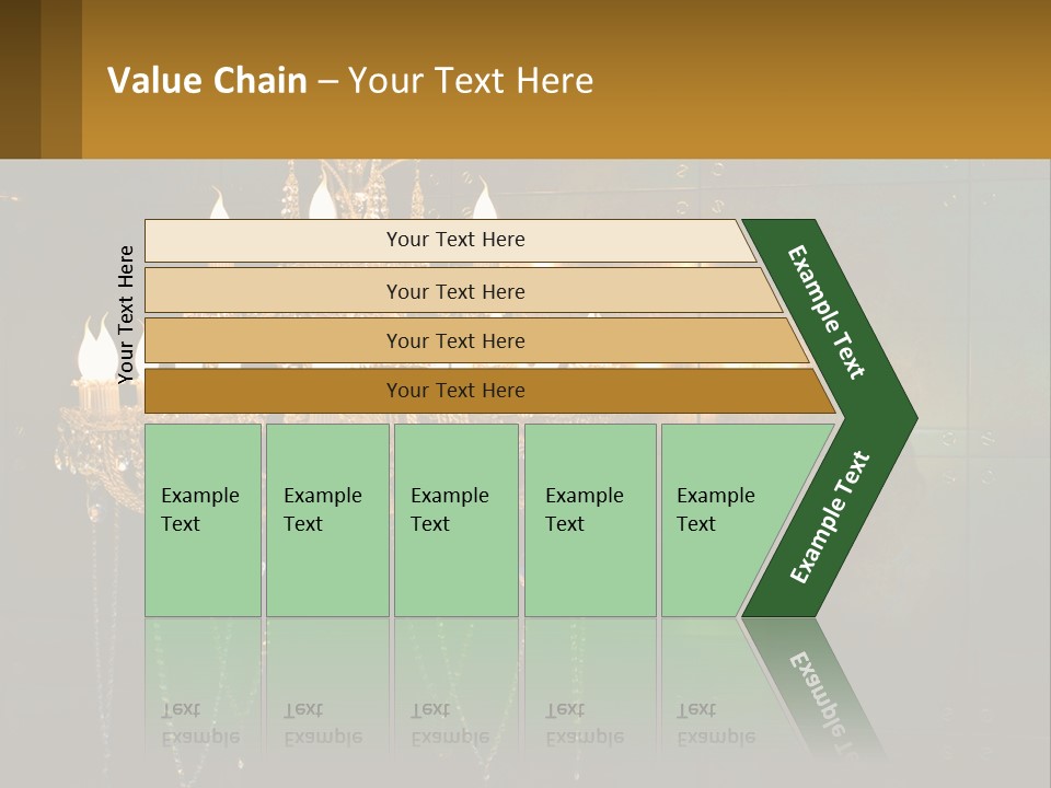 Luminaries Mirror Lamp PowerPoint Template