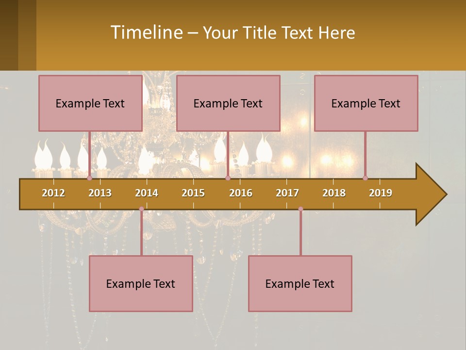 Luminaries Mirror Lamp PowerPoint Template