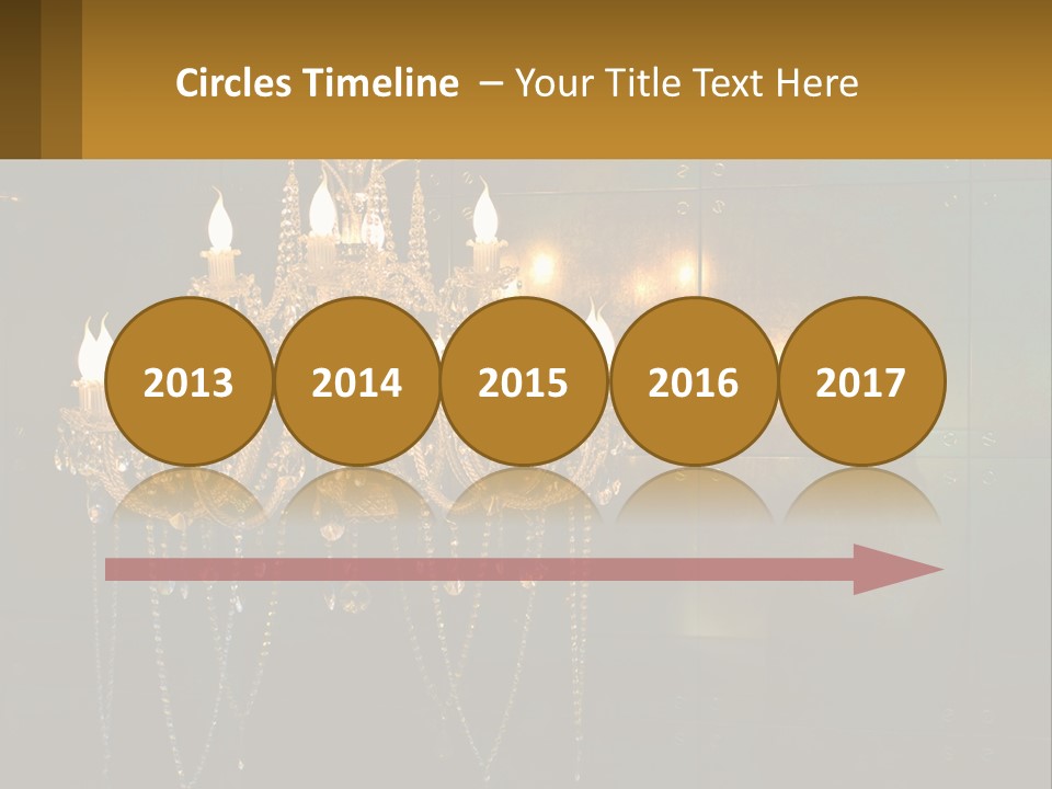 Luminaries Mirror Lamp PowerPoint Template