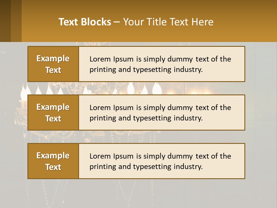 Luminaries Mirror Lamp PowerPoint Template