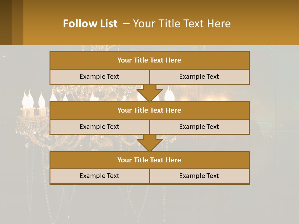 Luminaries Mirror Lamp PowerPoint Template