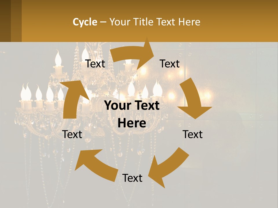 Luminaries Mirror Lamp PowerPoint Template