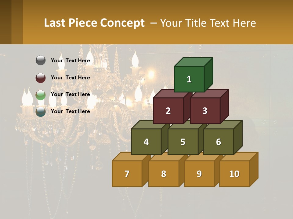 Luminaries Mirror Lamp PowerPoint Template