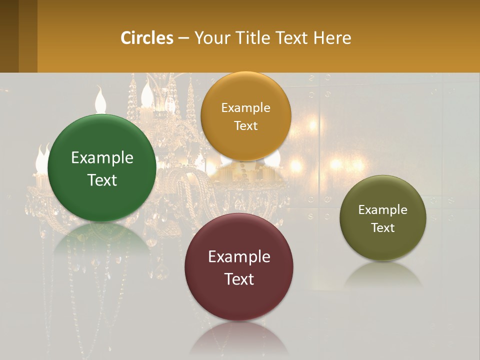 Luminaries Mirror Lamp PowerPoint Template