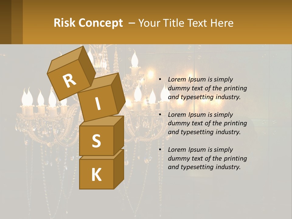 Luminaries Mirror Lamp PowerPoint Template