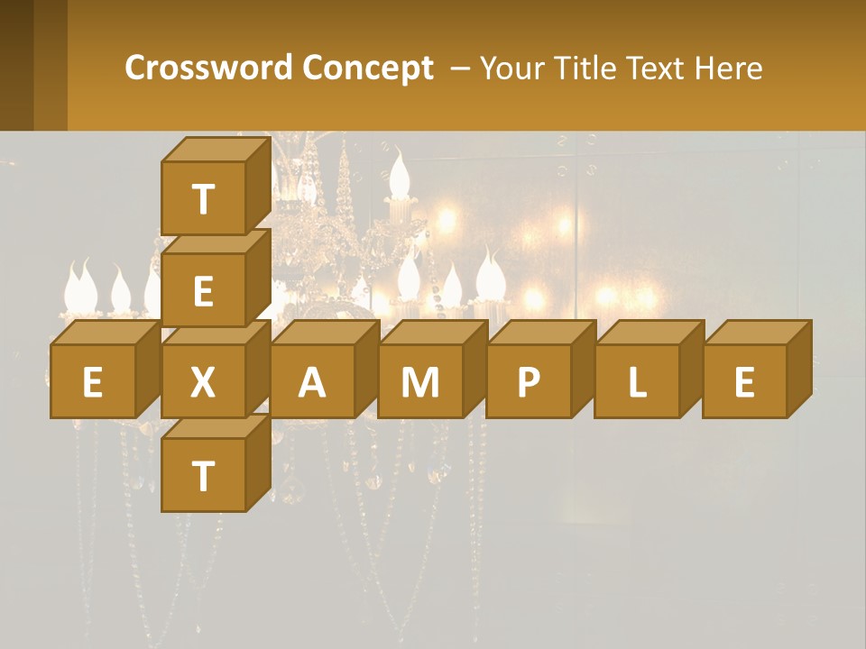 Luminaries Mirror Lamp PowerPoint Template