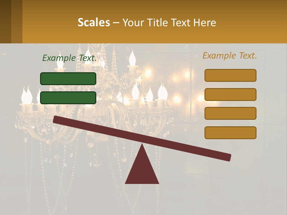 Luminaries Mirror Lamp PowerPoint Template