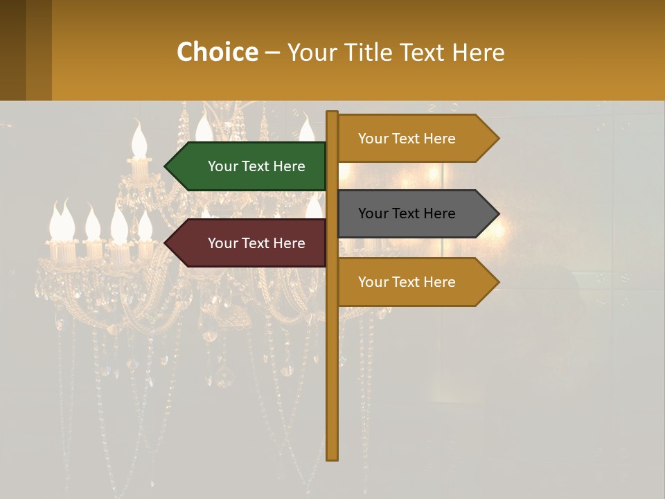 Luminaries Mirror Lamp PowerPoint Template