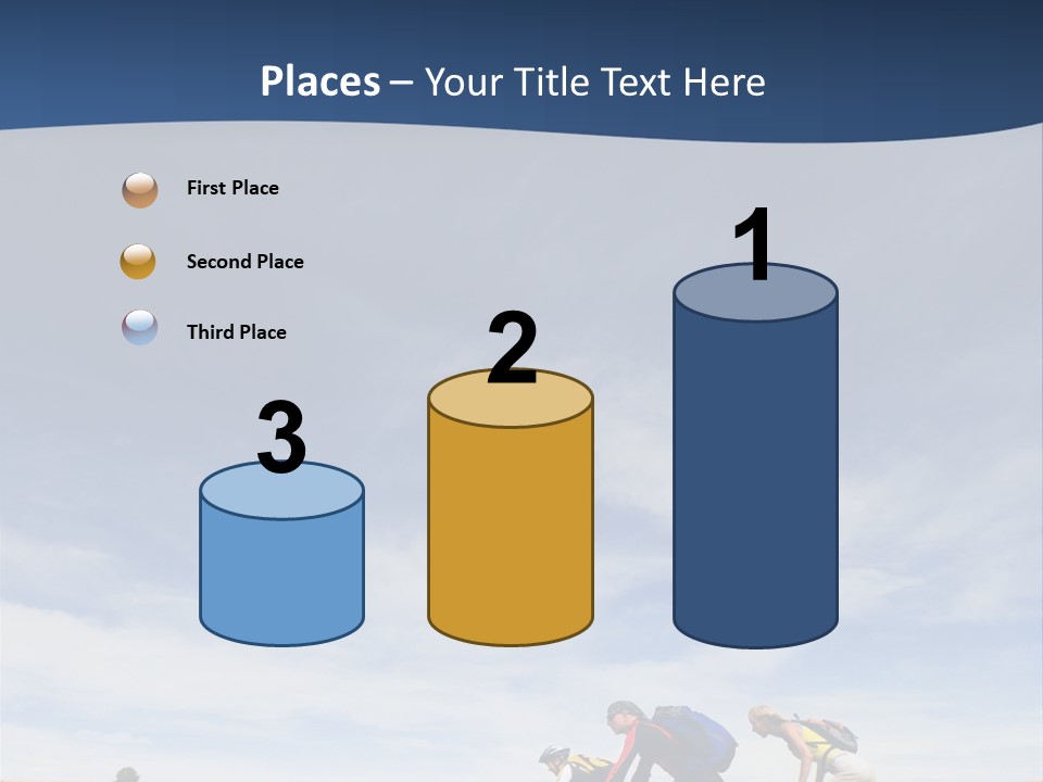 Lifestile Friends Biker PowerPoint Template