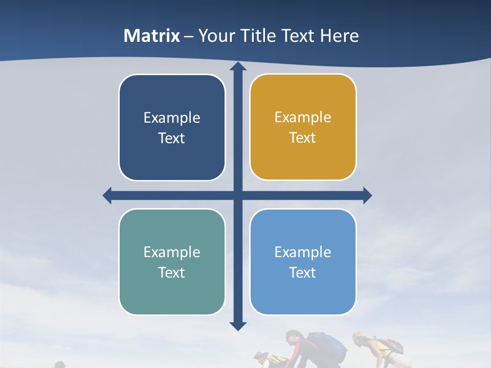 Lifestile Friends Biker PowerPoint Template