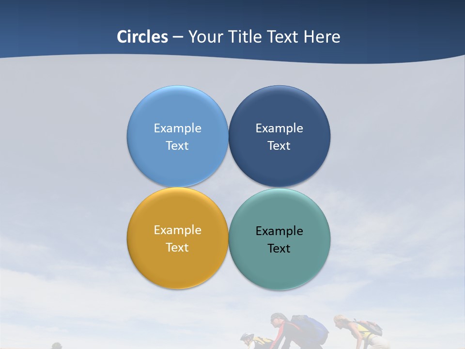 Lifestile Friends Biker PowerPoint Template