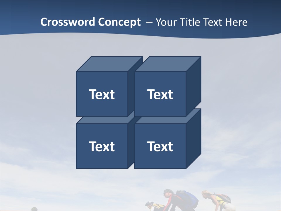 Lifestile Friends Biker PowerPoint Template