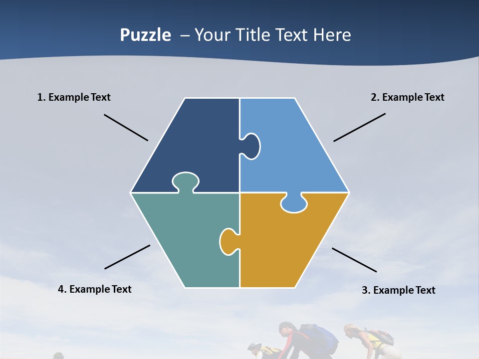 Lifestile Friends Biker PowerPoint Template