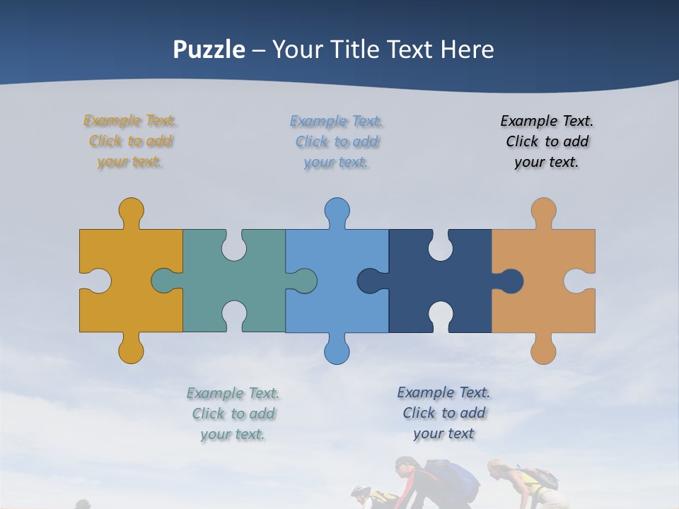 Lifestile Friends Biker PowerPoint Template