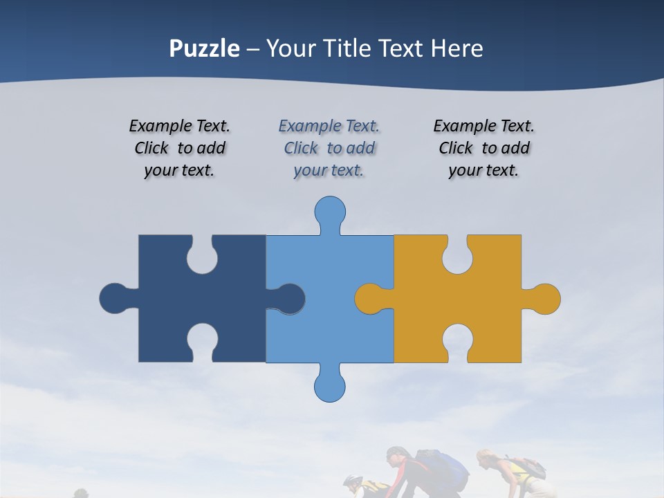 Lifestile Friends Biker PowerPoint Template