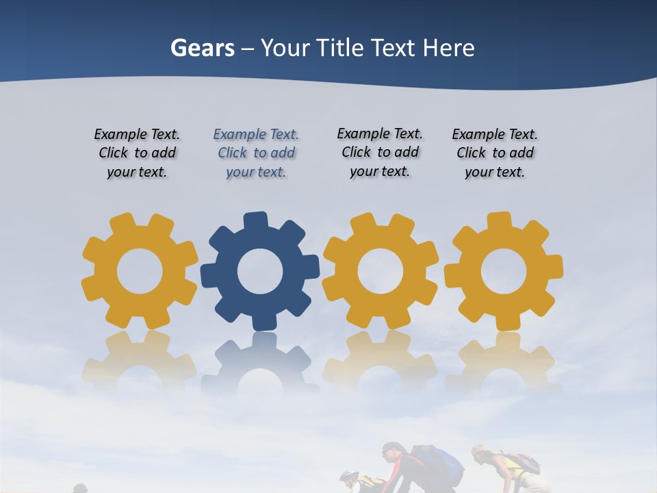 Lifestile Friends Biker PowerPoint Template