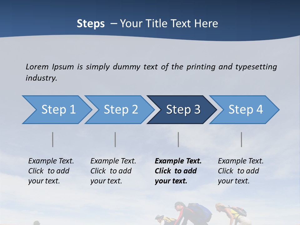 Lifestile Friends Biker PowerPoint Template