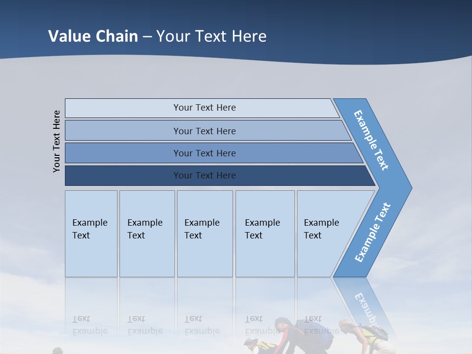 Lifestile Friends Biker PowerPoint Template