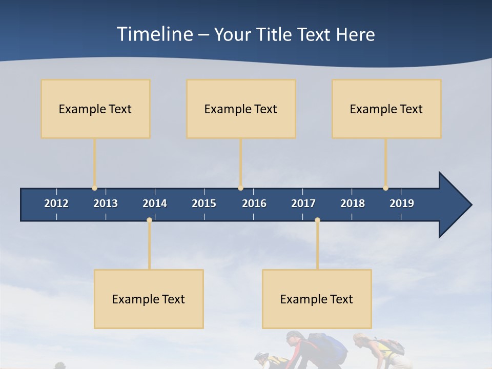Lifestile Friends Biker PowerPoint Template
