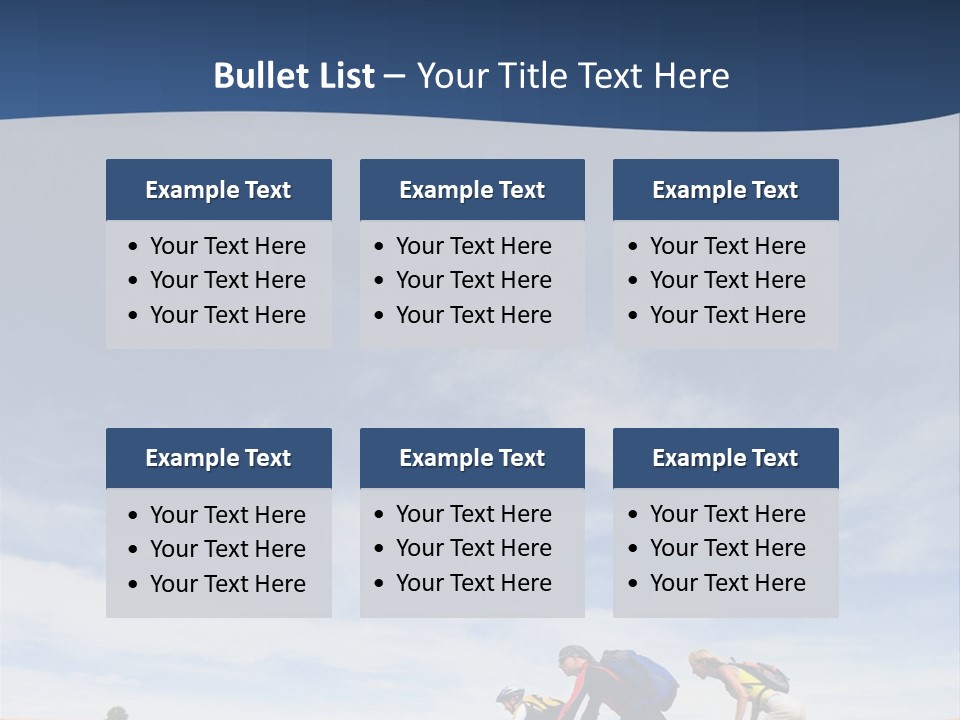 Lifestile Friends Biker PowerPoint Template