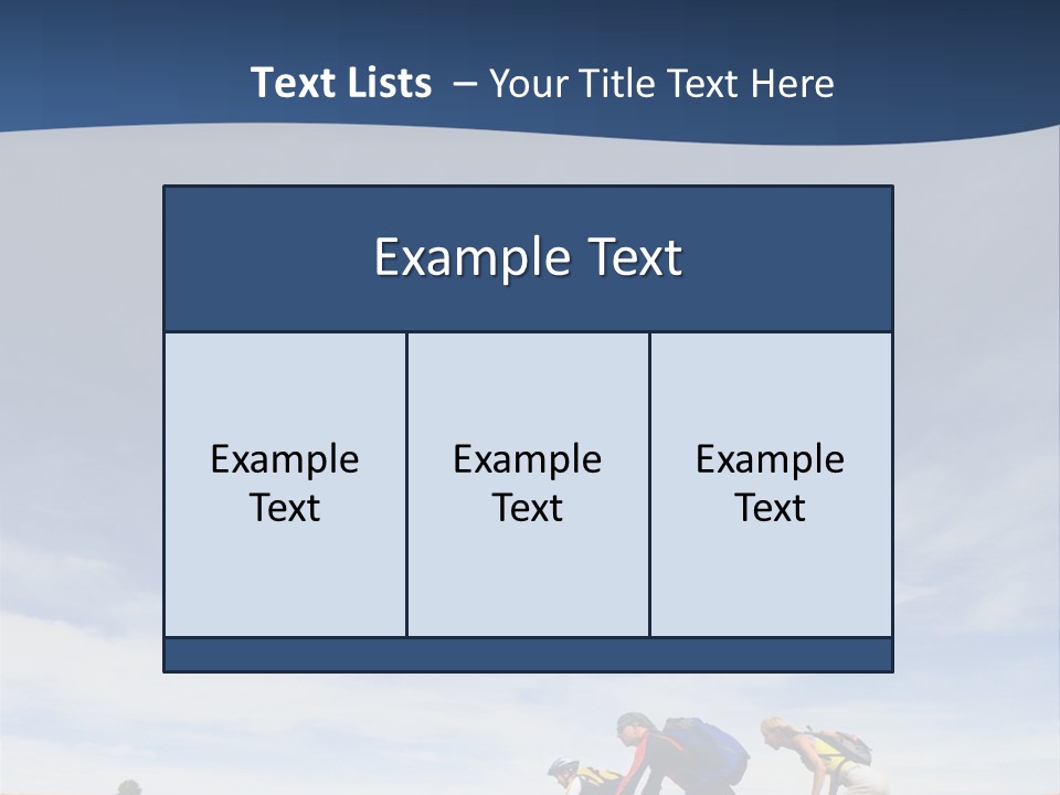 Lifestile Friends Biker PowerPoint Template