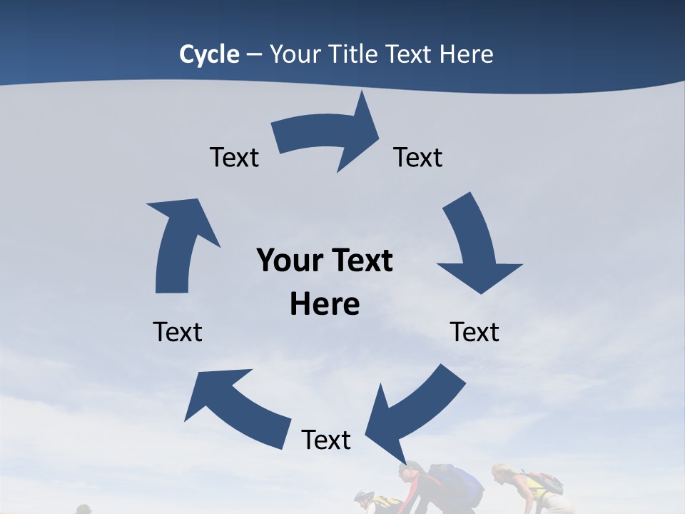 Lifestile Friends Biker PowerPoint Template