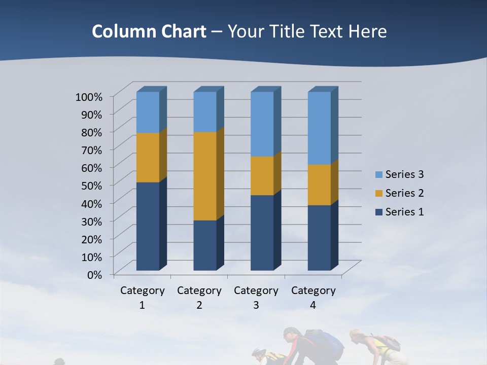 Lifestile Friends Biker PowerPoint Template