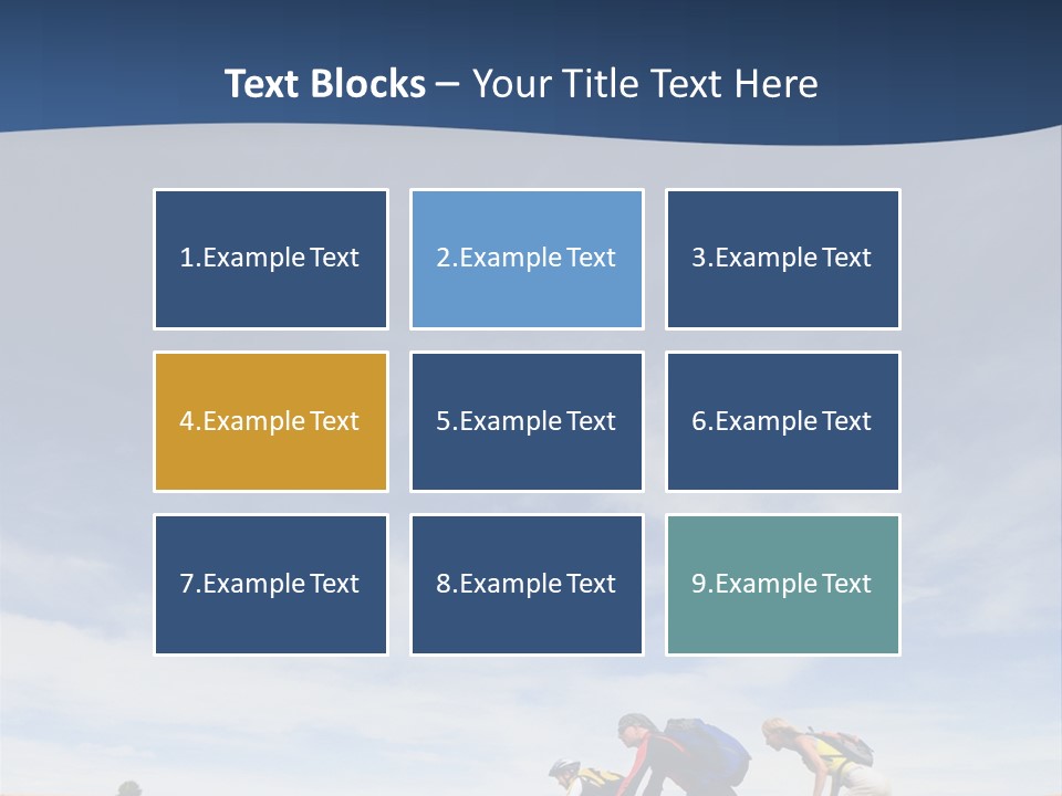 Lifestile Friends Biker PowerPoint Template